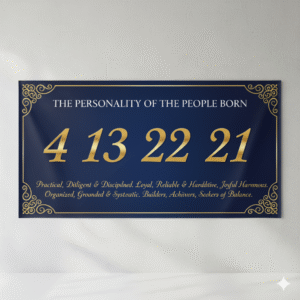 Birth (Main) Number Four 4