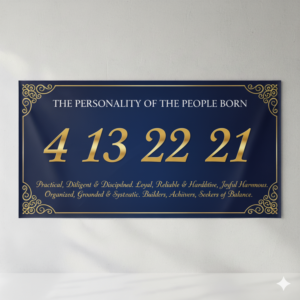 Birth (Main) Number Four 4