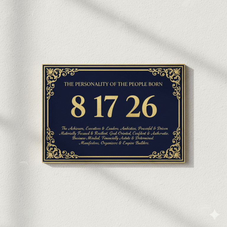 Born on 8th, 17th & 26th