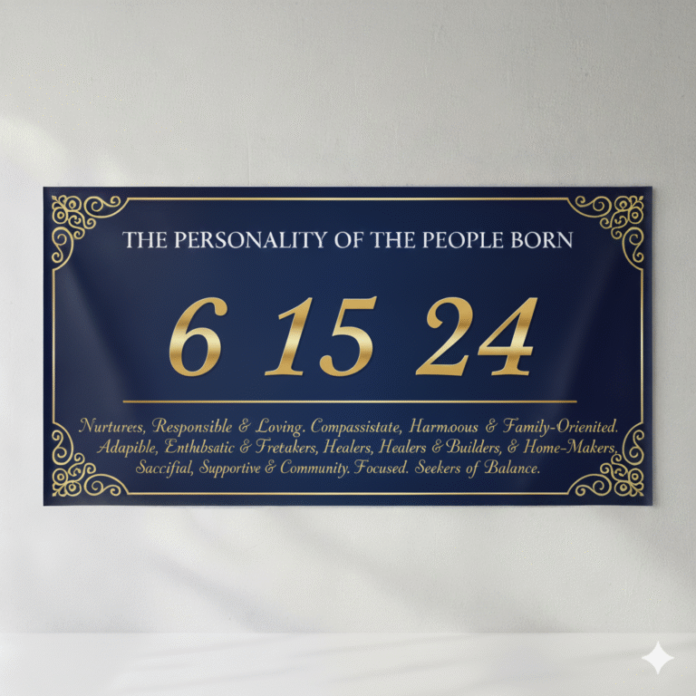 Birth (Main) Number Six 6