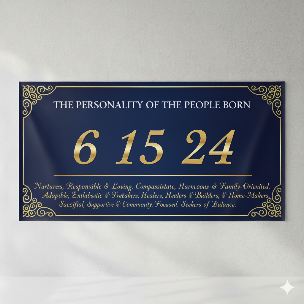 Birth (Main) Number Six 6