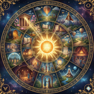 Effect of transit of sun in houses: each house is impacted