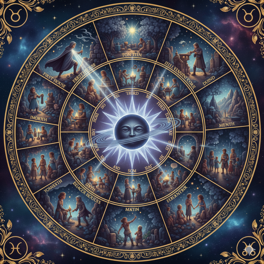 Saturn Transit Effects in All Houses