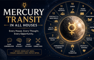Mercury Transit in all Houses