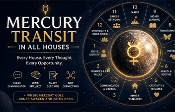 Mercury Transit in all Houses