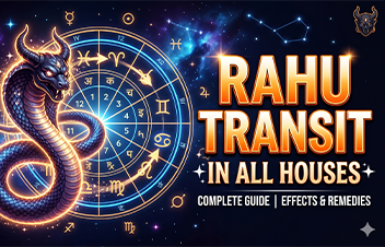 rahu Transit in all Houses